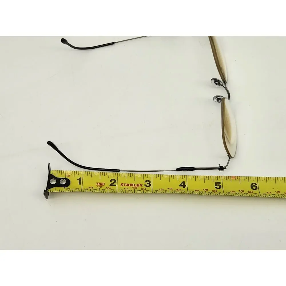 Silhouette Small Eyeglasses Titan Gunmetal Half Rim Frame Only Austria